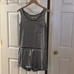 Kavu Women’s White and Green Romper